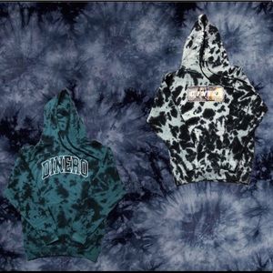 Acid wash hoodies